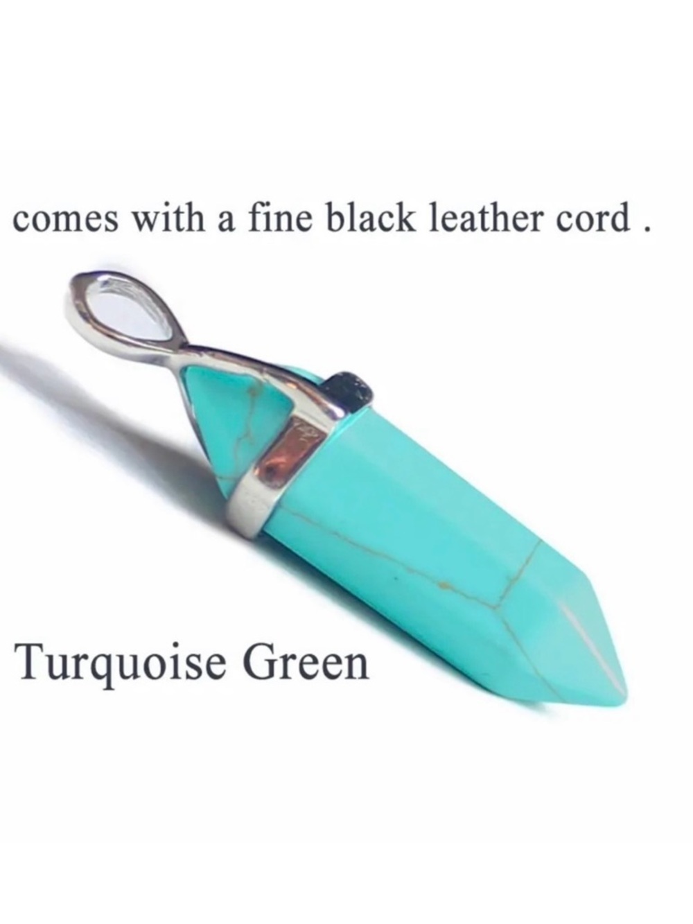 ⭐️ 5 for $25 Turquoise Green Natural Gem Stone Necklace
